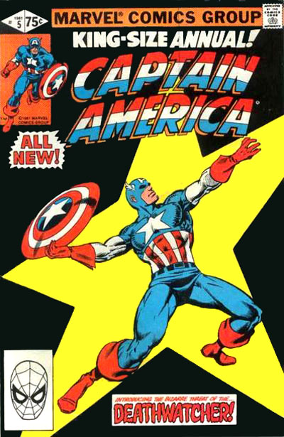 Cover to Captain America Annual #5 by Frank Miller