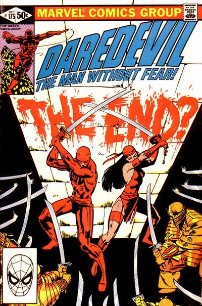 Cover to Daredevil #175 by Frank Miller