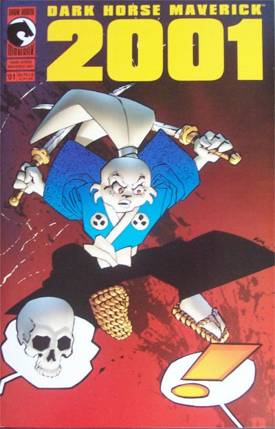 Cover to Dark Horse Maverick 2001 by Frank Miller