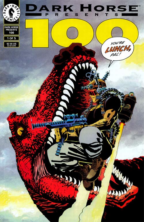 Cover to Dark Horse Presents #100 by Frank Miller