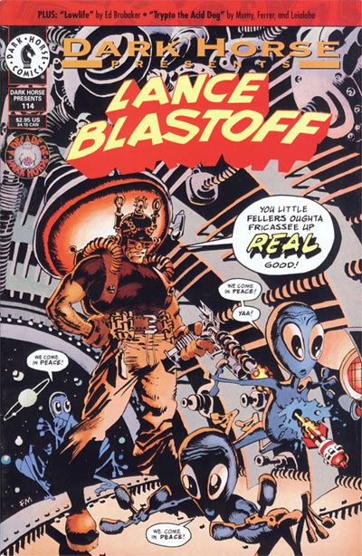 Cover to Dark Horse Presents #114 by Frank Miller