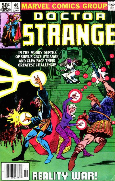 Cover to Doctor Strange #46 by Frank Miller