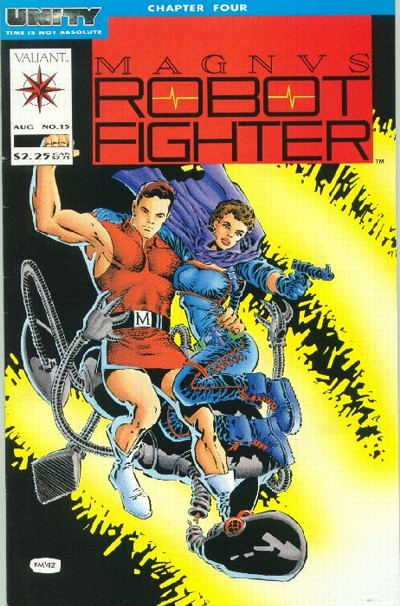 Cover to Magnvs Robot Fighter #15 by Frank Miller