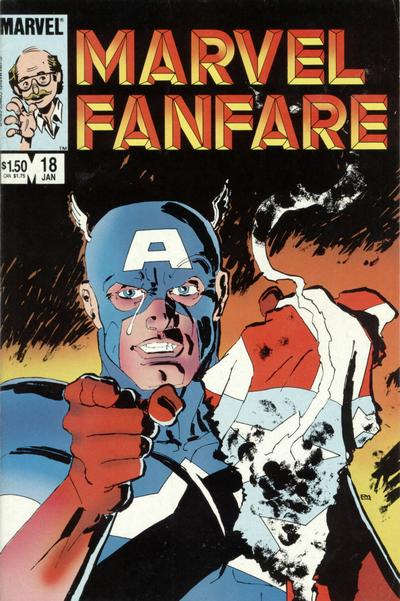 Cover to Marvel Fanfare #18 by Frank Miller