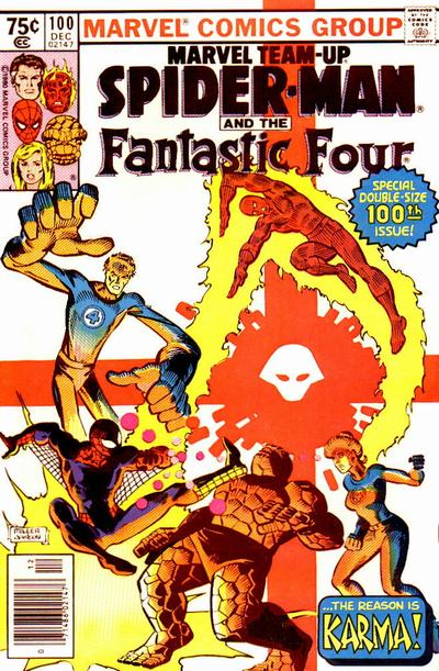 Cover to Marvel Team Up #100 by Frank Miller