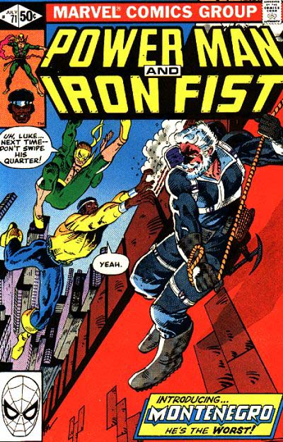 Cover to Power Man and Iron Fist #71 by Frank Miller