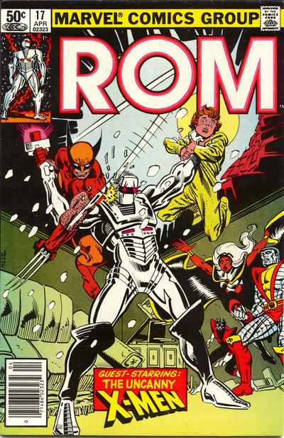 Cover to ROM #17 by Frank Miller