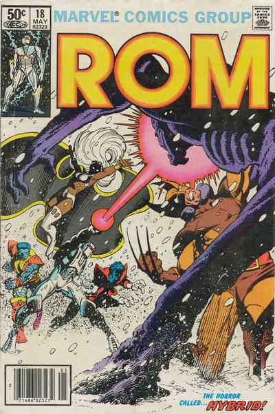 Cover to ROM #18 by Frank Miller