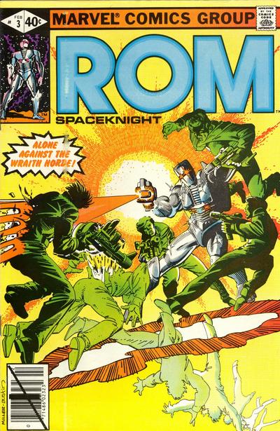 Cover to ROM #3 by Frank Miller