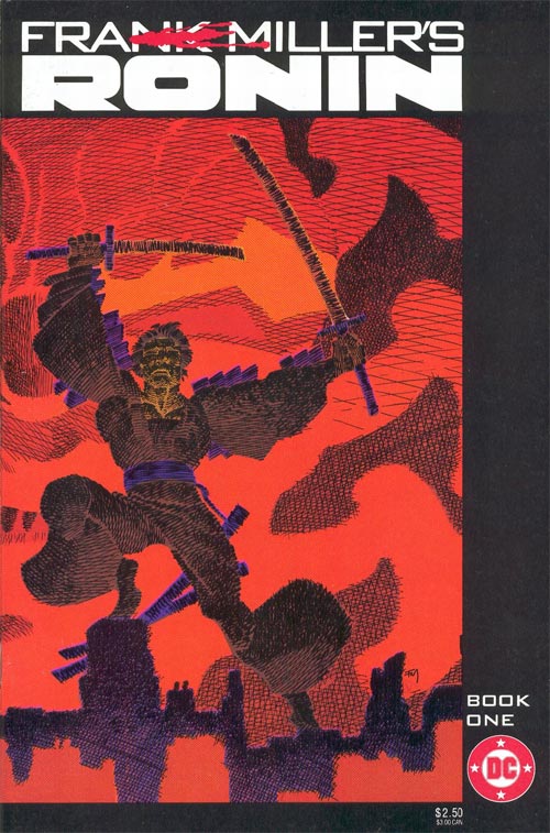 Cover to Frank Miller's Ronin Book One by Frank Miller