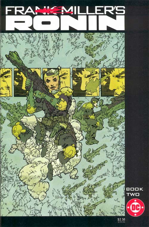 Cover to Frank Miller's Ronin Book Two by Frank Miller