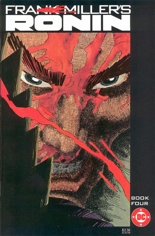 Cover to Frank Miller's Ronin Book Four by Frank Miller
