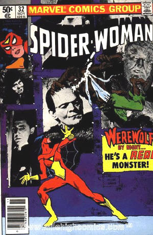 Cover to Spider-Woman #32 # by Frank Miller