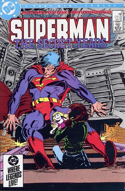 Cover to Superman The Secret Years #3 by Frank Miller