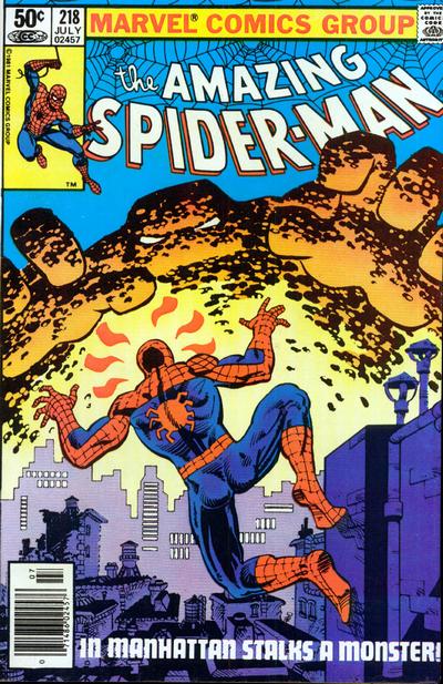 Cover to The Amazing Spider-Man #218 by Frank Miller