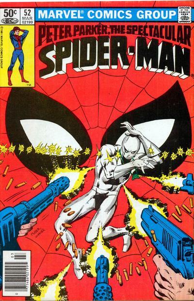 Cover to The Spectacular Spider-Man #52 by Frank Miller